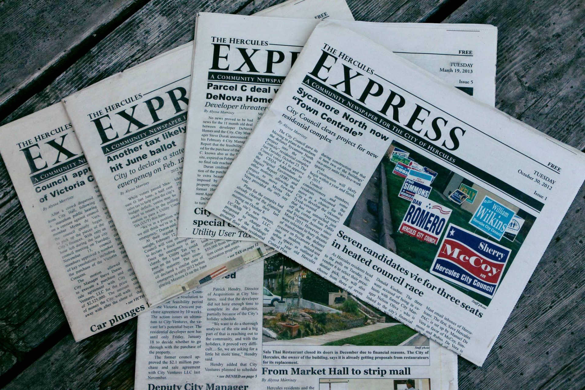 The Hercules Express newspaper